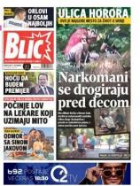 Blic - Broj 7391 - 11. septembar 2017.