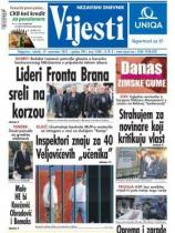 Vijesti CG - Broj 5580 - 19. novembar 2013.