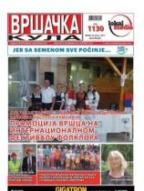Vršačka kula - Broj 1130 - 18. avgust 2017.