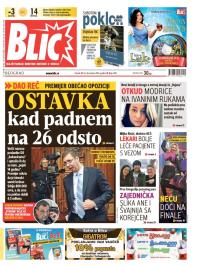 Blic - broj 6418, 23. dec 2014.