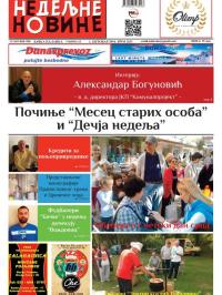 Nedeljne novine, B. Palanka - broj 2611, 1. okt 2016.