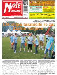 Naše novine, Temerin - broj 245, 19. jun 2015.