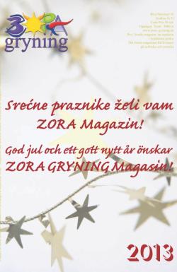 Zora gryning magazin - broj 10, 1. dec 2012.