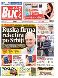 Blic - broj 6363, 29. okt 2014.