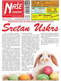 Naše novine, Temerin - broj 250, 24. mar 2016.