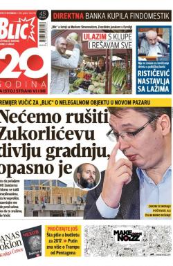 Blic - broj 7102, 19. nov 2016.