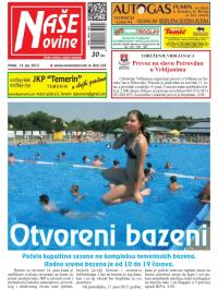 Naše novine, Temerin - broj 218, 21. jun 2013.