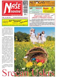 Naše novine, Temerin - broj 216, 26. apr 2013.