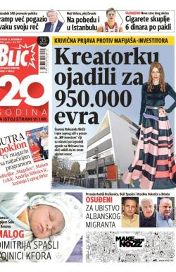 Blic - broj 7107, 24. nov 2016.