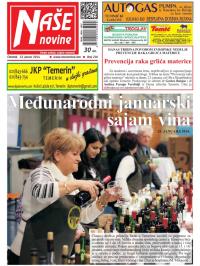 Naše novine, Temerin - broj 226, 24. jan 2014.