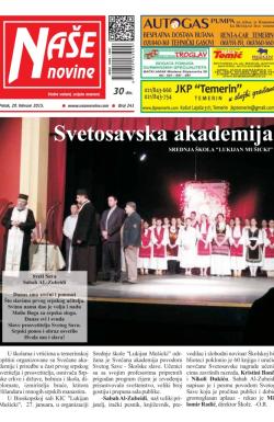 Naše novine, Temerin - broj 241, 20. feb 2015.