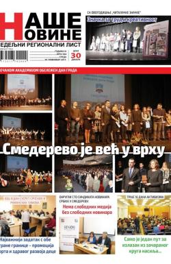 Naše Novine, Smederevo - broj 304, 29. nov 2017.