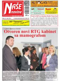 Naše novine, Temerin - broj 214, 22. mar 2013.