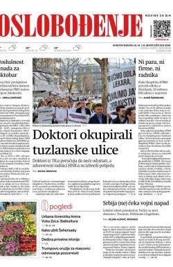 Oslobođenje - broj 28165, 14. mar 2026.