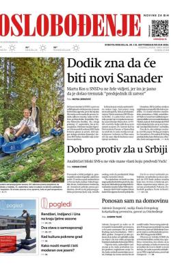 Oslobođenje - broj 28019, 20. sep 2025.