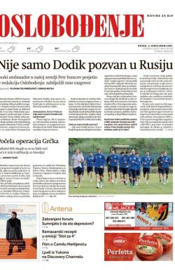 Oslobođenje - broj 25330, 2. jun 2017.