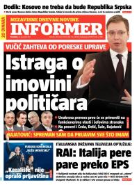 Informer - broj 196, 24. dec 2012.