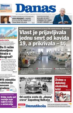 Danas - broj 8738, 1. sep 2021.