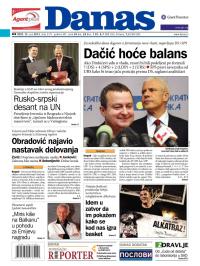 Danas - broj 5371, 13. jun 2012.