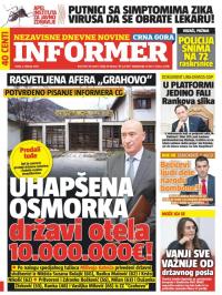Informer CG - broj 1143, 3. feb 2016.