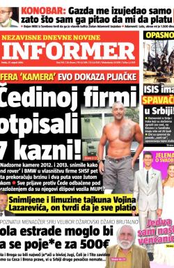 Informer - broj 705, 27. avg 2014.