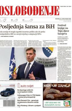 Oslobođenje - broj 24.995, 22. jun 2016.