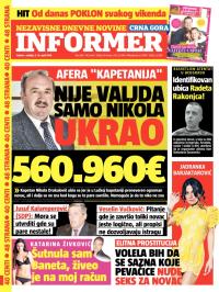 Informer CG - broj 585, 5. apr 2014.