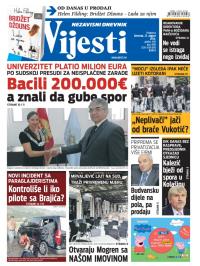 Vijesti - broj 5891, 21. avg 2014.
