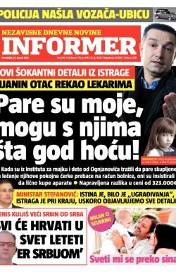 Informer - broj 697, 18. avg 2014.