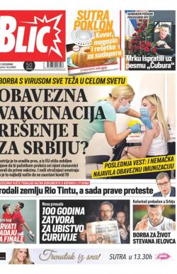 Blic - broj 8896, 3. dec 2021.