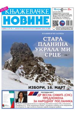 Nove knjaževačke novine - broj 90, 31. jan 2014.