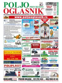 Poljoprivredni Oglasnik - broj 411, 22. nov 2019.