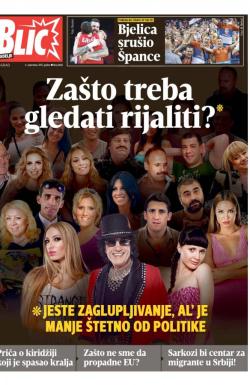 Blic - broj 6668, 6. sep 2015.