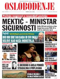 Oslobođenje - broj 24.445, 20. dec 2014.