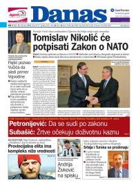 Danas - broj 6717, 19. feb 2016.