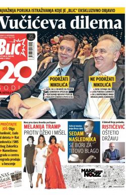 Blic - broj 7105, 22. nov 2016.