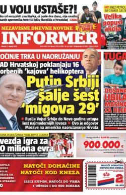 Informer - broj 1296, 2. avg 2016.