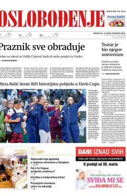 Oslobođenje - broj 25634, 8. apr 2018.