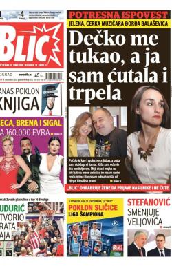Blic - broj 6772, 19. dec 2015.
