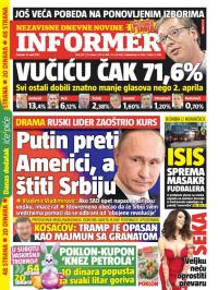 Informer - broj 1511, 13. apr 2017.