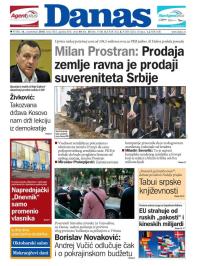 Danas - broj 7655, 14. sep 2018.