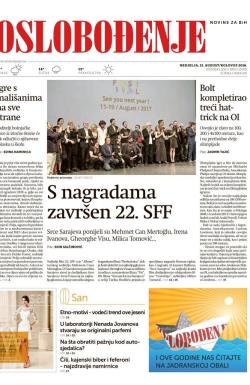 Oslobođenje - broj 25051, 21. avg 2016.