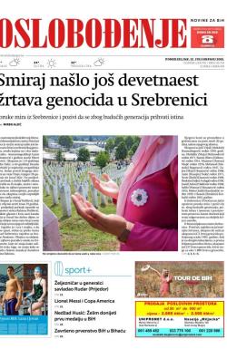 Oslobođenje - broj 26733, 12. jul 2021.