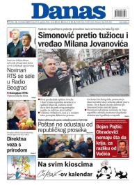 Danas - broj 8110, 13. dec 2019.