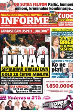 Informer - broj 1047, 9. okt 2015.