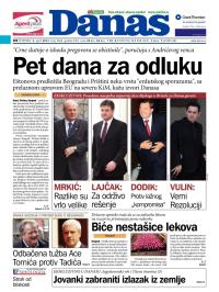 Danas - broj 5666, 4. apr 2013.