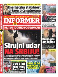 Informer - broj 4155, 9. dec 2025.