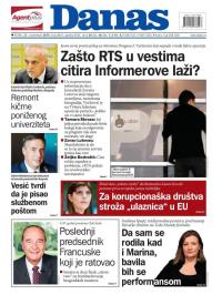 Danas - broj 8033, 27. sep 2019.