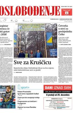 Oslobođenje - broj 25545, 8. jan 2018.