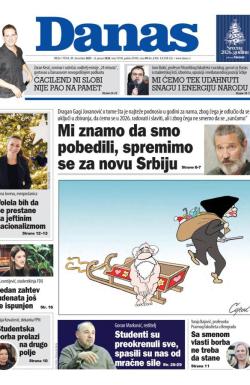 Danas - broj 10108, 31. dec 2025.